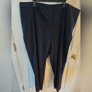 Worthington Women's 24W Dark Blue Dress Pants, Straight Leg. High Rise. NWT
